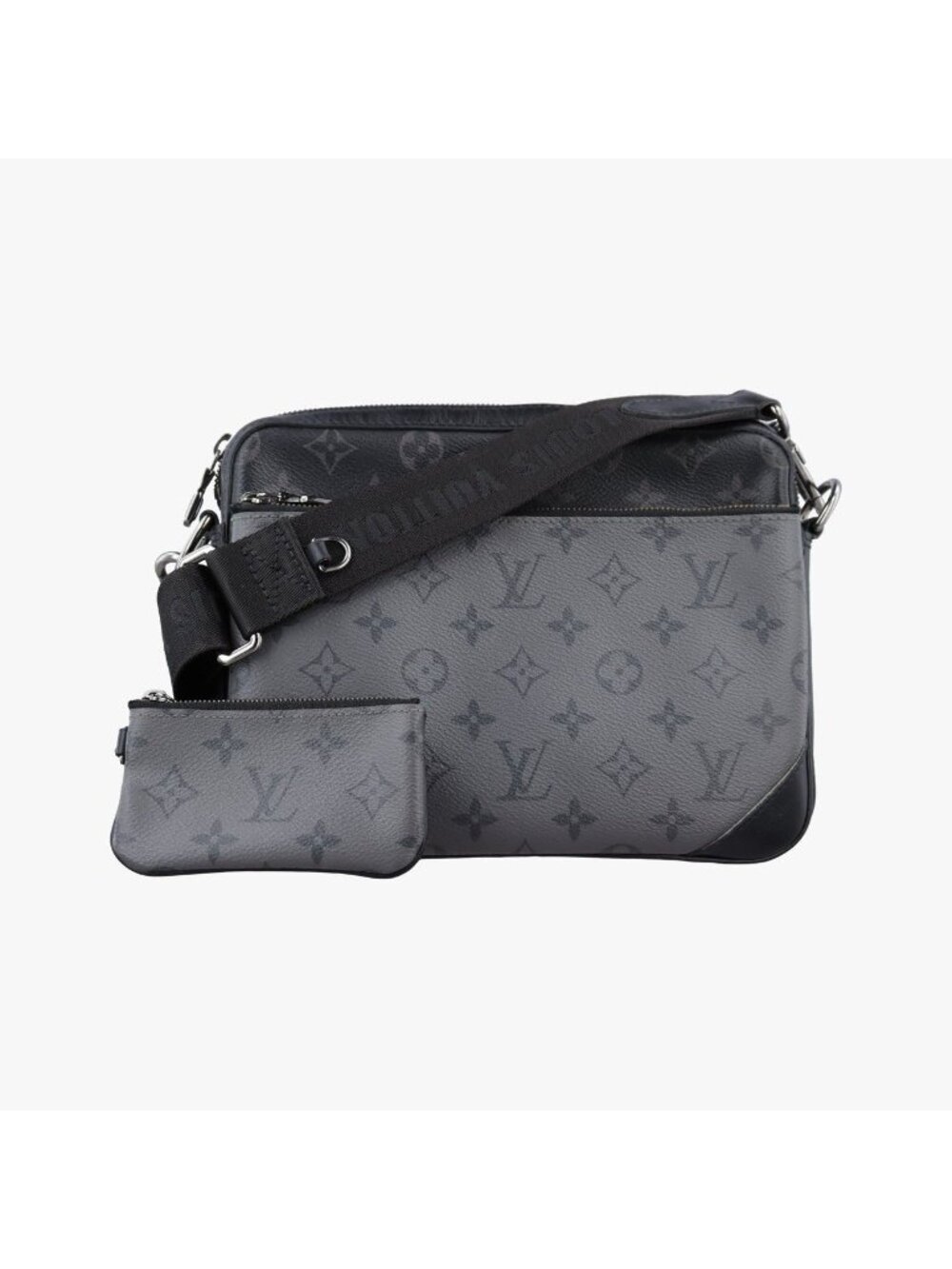 Louis Vuitton Trio Messenger Black Monogram Eclipse Reverse